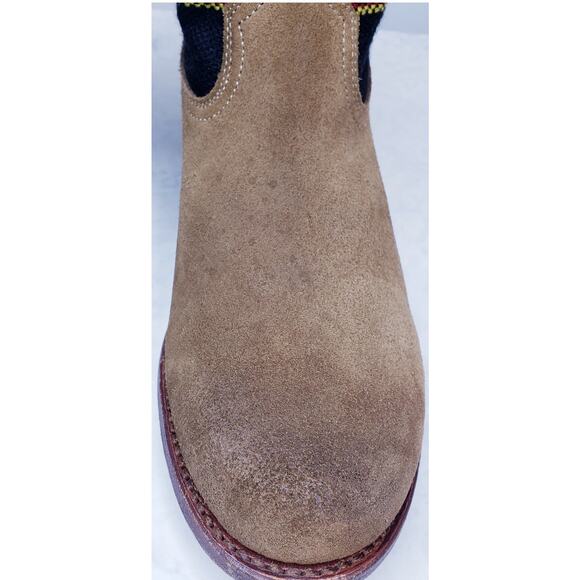 PENELOPE CHILVERS Tan Leather Suede Textile Blanket Pattern Boots EU36/US8~ VGUC - Picture 7 of 13